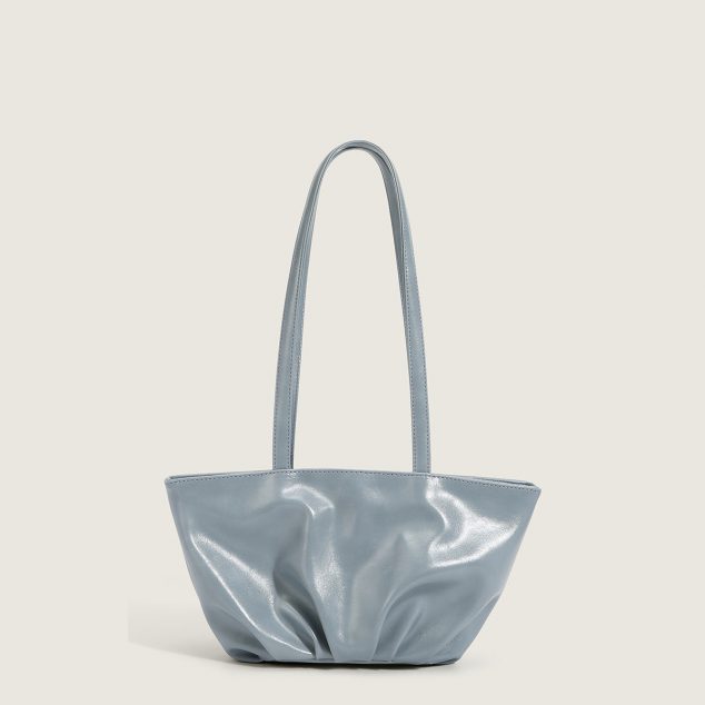 Women's Vegan Leather Long Strap Tote Bags