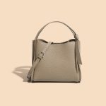 Lychee Maserung Umhängetaschen aus echtem Leder für Damen