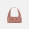 Women's Genuine Lambskin Furry Baguette Hobo Bags
