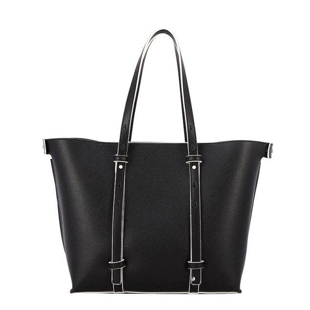 Women's Vegan Leather Large Tote Bags with Adjustable Straps