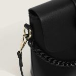 Women's Chains Mini Crossbody Bags in Vegan Leather