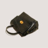 Women's Croc Print Genuine Leather Flap Top Handle Satchel Bags