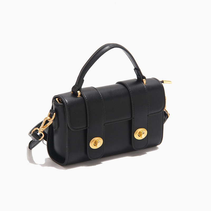Women's Black Crossbody Handbags in Vegan Leather