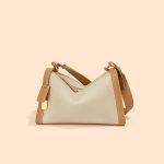 Women's Genuine Leather Minimal Shoulder Baguette Bags