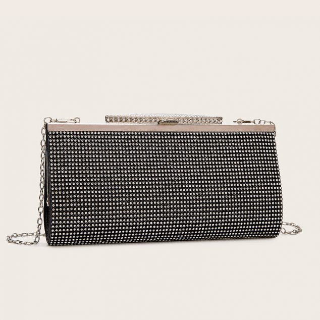 Pochette de soirée en strass pour femmes
