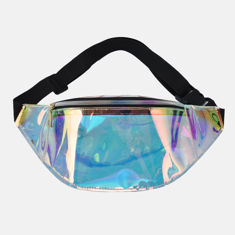Holographische Gürteltaschen aus transparentem PVC für Frauen