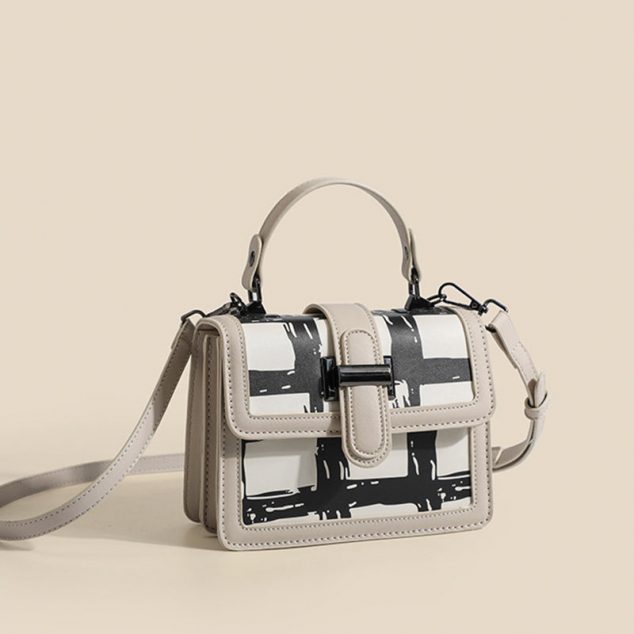 Women's Printed Top Handle Satchel Shoulder Bags