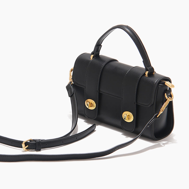 Women's Black Crossbody Handbags in Vegan Leather