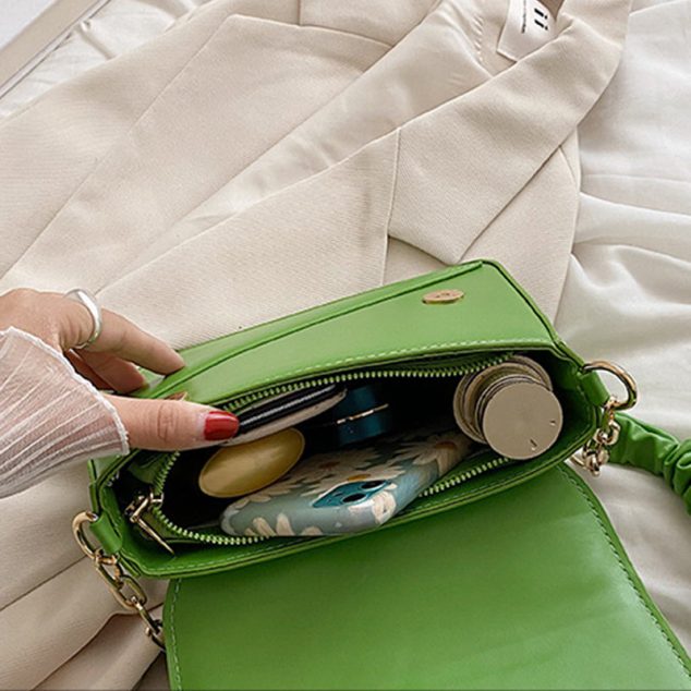 Women's Slouchy Strap Flap Shoulder Bags