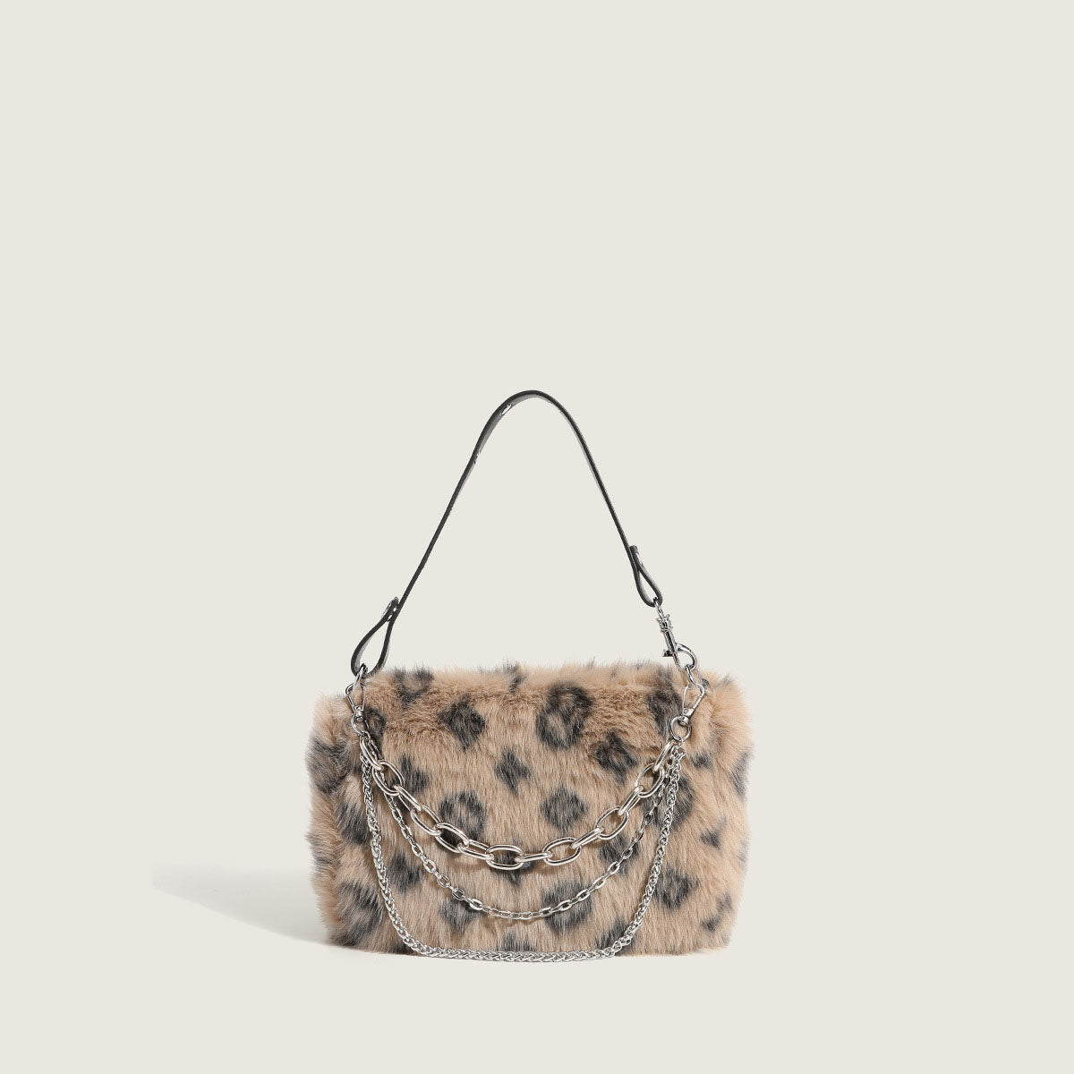 Louis Vuitton Mink Fur Shoulder Bag in Brown