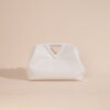 Women's Cowhide Leather Triangle Clutch Bags