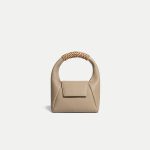 Women's Leather Minimalism Woven Top Handle Handbags