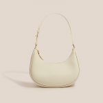 Damen Minimal Hobo Echtes Leder Baguette Taschen