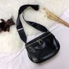 Women's Leather Zipper Large Fanny Pack Belt Bags