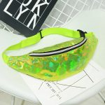 Sacs de ceinture à pochettes holographiques pour femmes