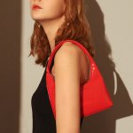 Women's Small Genuine Leather Hobo Baguette Bags