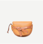 Women's Genuine Leather Knotted Saddle Bags