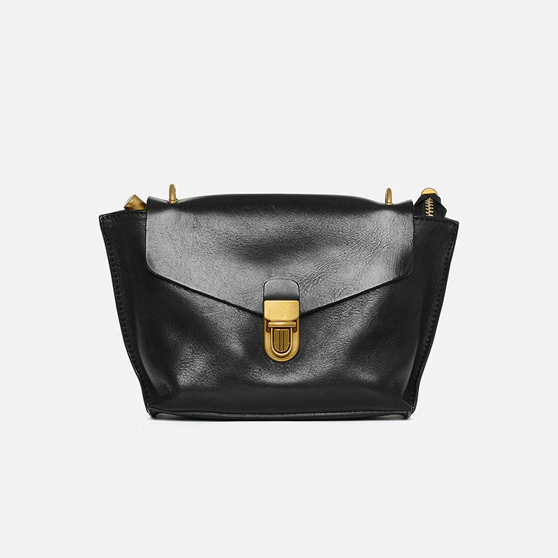 Women's Mini Retro Messenger Shoulder Bags in Genuine Leather