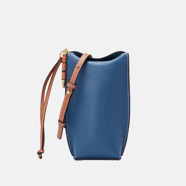 Women's Genuine Leather Crossbody Mini Bucket Bags