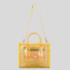 Women's Letter Print Clear Tote