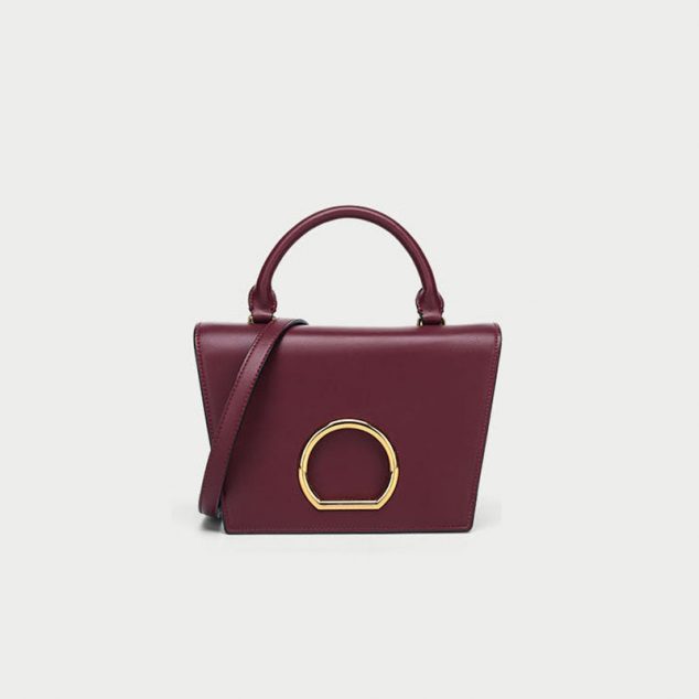 Women's Top Handle Shoulder Bags in Vegan Leather
