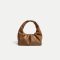 Women's Slouchy Hand Clutch in Genuine Leather