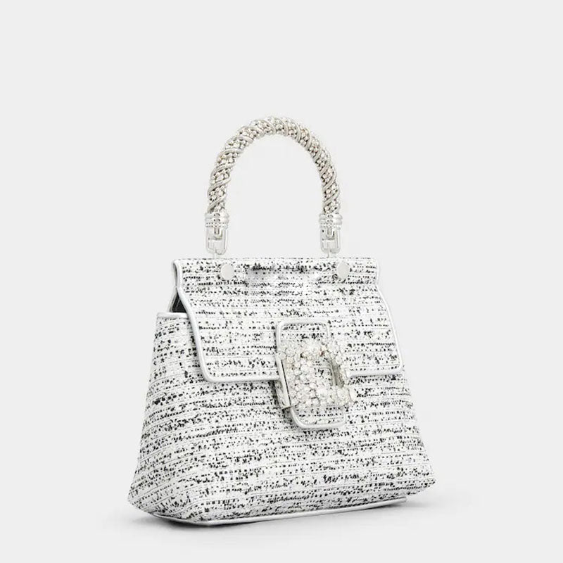 Women's Velvet Rhinestone Small Handbags