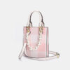 Women's Pearls Top Handle Tote Bags with Shoulder Strap