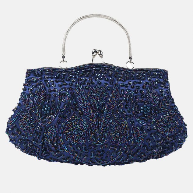 Women's Beaded Sequined Evening Clutch Bags