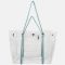 Klare PVC-Shopper-Tasche für Frauen mit Buchstabenaufdruck