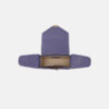 Women's Purple Envelope Flap Shoulder Baguette Bags in Genuine Leather