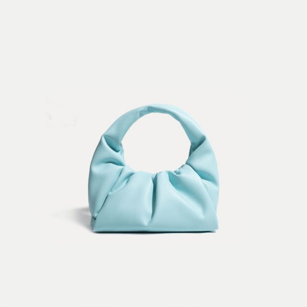 Women's Slouchy Hand Clutch in Genuine Leather