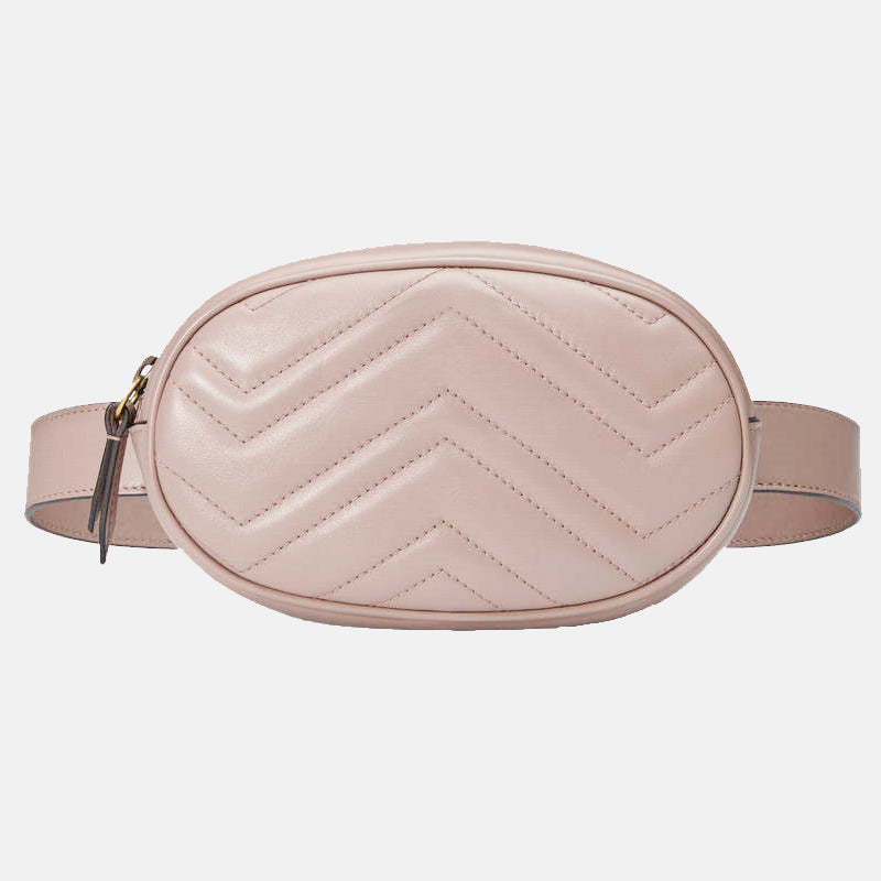 Women's Quilted Round Waist Bags Fanny Packs