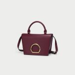 Women's Top Handle Shoulder Bags in Vegan Leather