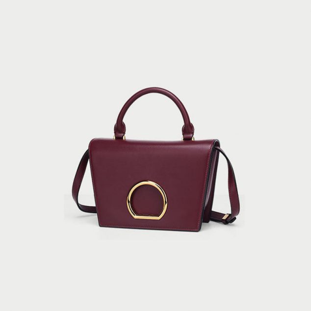 Women's Top Handle Shoulder Bags in Vegan Leather