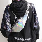 Sacs de ceinture à pochettes holographiques pour femmes
