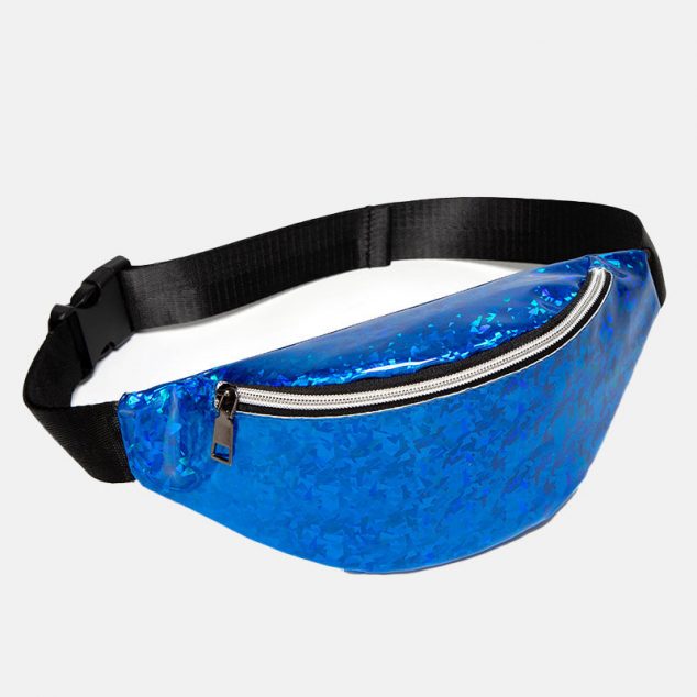 Women's Holographic Sequined Fanny Packs Belt Bags
