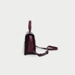 Women's Top Handle Shoulder Bags in Vegan Leather