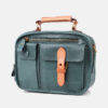 Women's Small Vintage Genuine Leather Briefcase Shoulder Bags