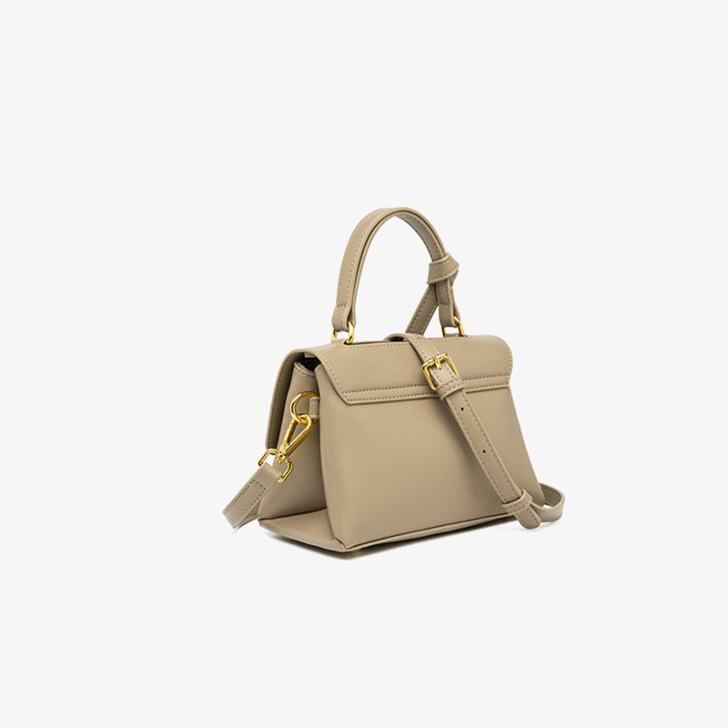 Women's Top Handle Handbags with Shoulder Straps in Vegan Leather