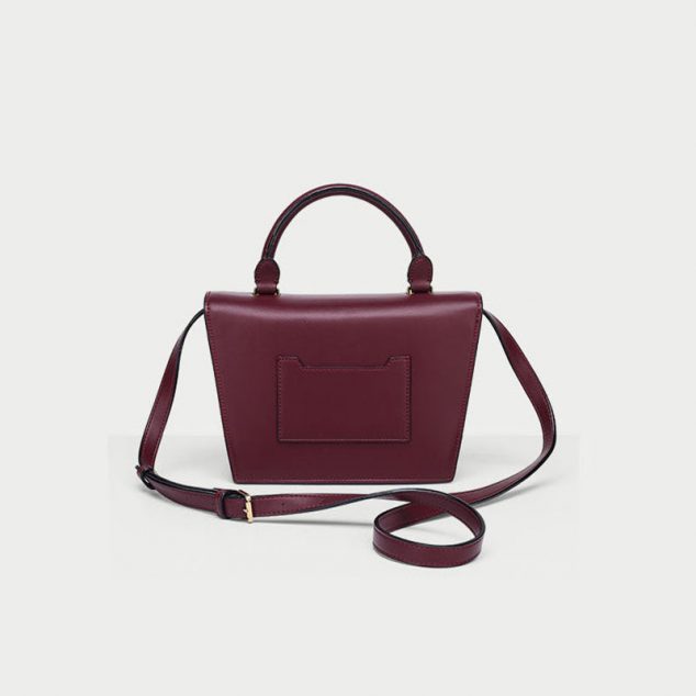 Women's Top Handle Shoulder Bags in Vegan Leather