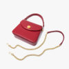 Women's Vegan Leather Shoulder Bag with Crossbody Chains
