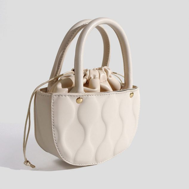 Women's Dumpling Mini handbag with Draw String Bag