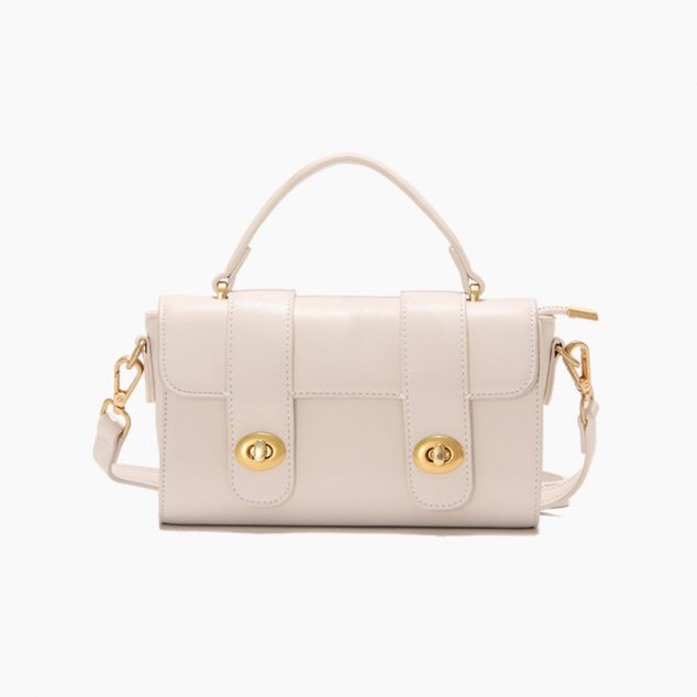 Beigefarbene Damen Crossbody Handtaschen aus Vegan Leder