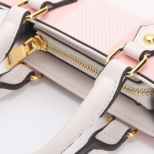 Women's Pearls Top Handle Tote Bags mit Schulterriemen