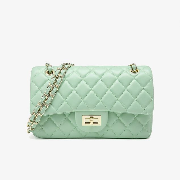 Women's Classic Quilted Convertible Chains Crossbody Bags