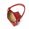 Women's Genuine Leather Metal Medal Baguette Bags