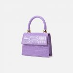 Croc Print Mini Crossbody Handtaschen für Damen