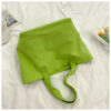 Women's Letter Print Canvas Shopping Tote