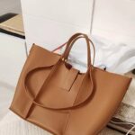 Women's Genuine Leather Dual Straps Tote Bags with Buckle photo review